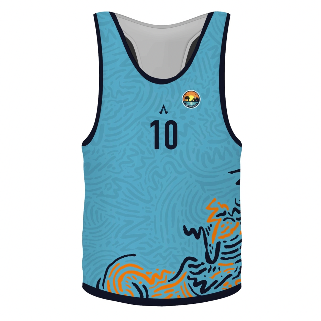 Camiseta de juego Azul